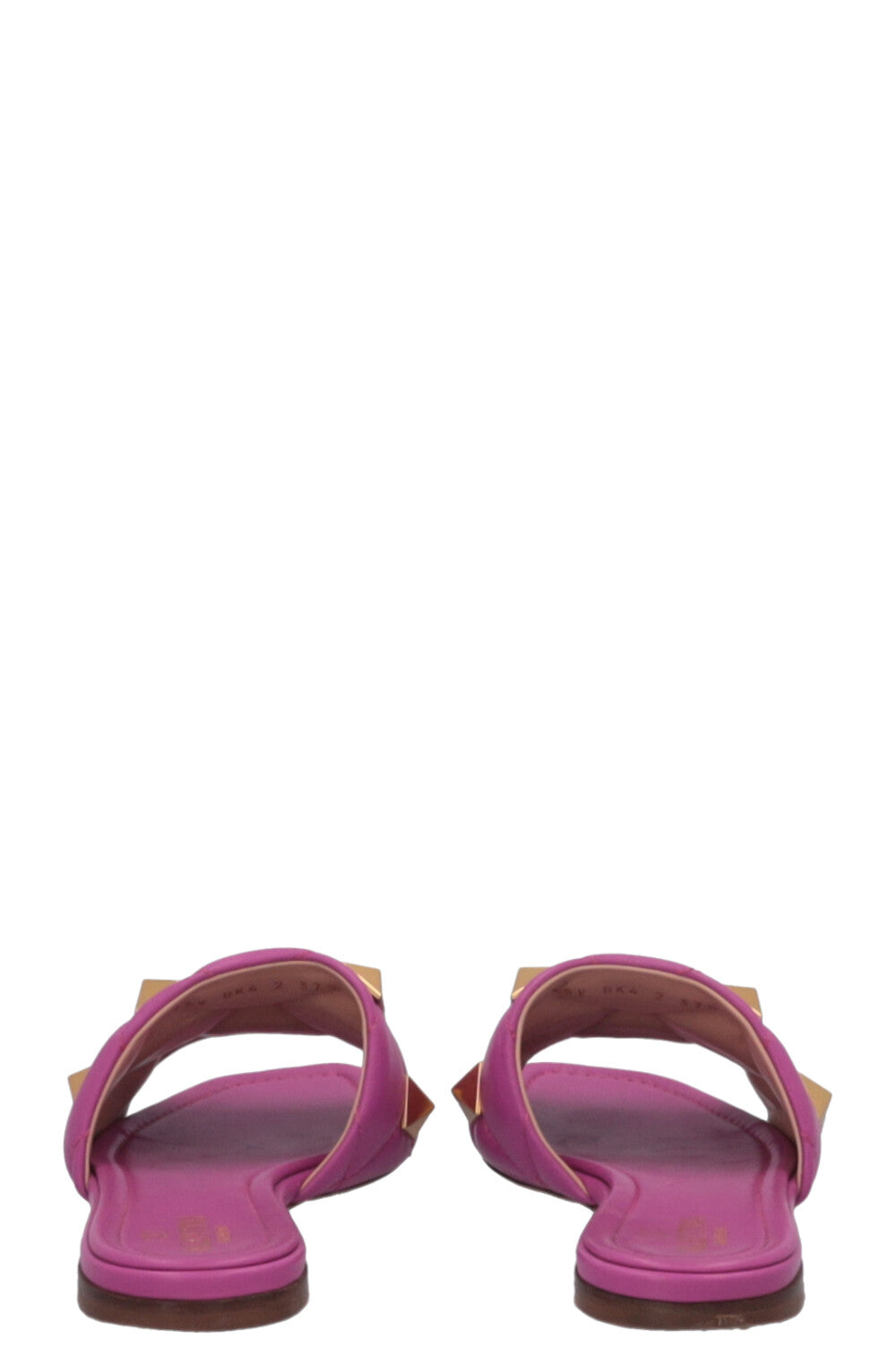 VALENTINO Roman Stud Slides Pink
