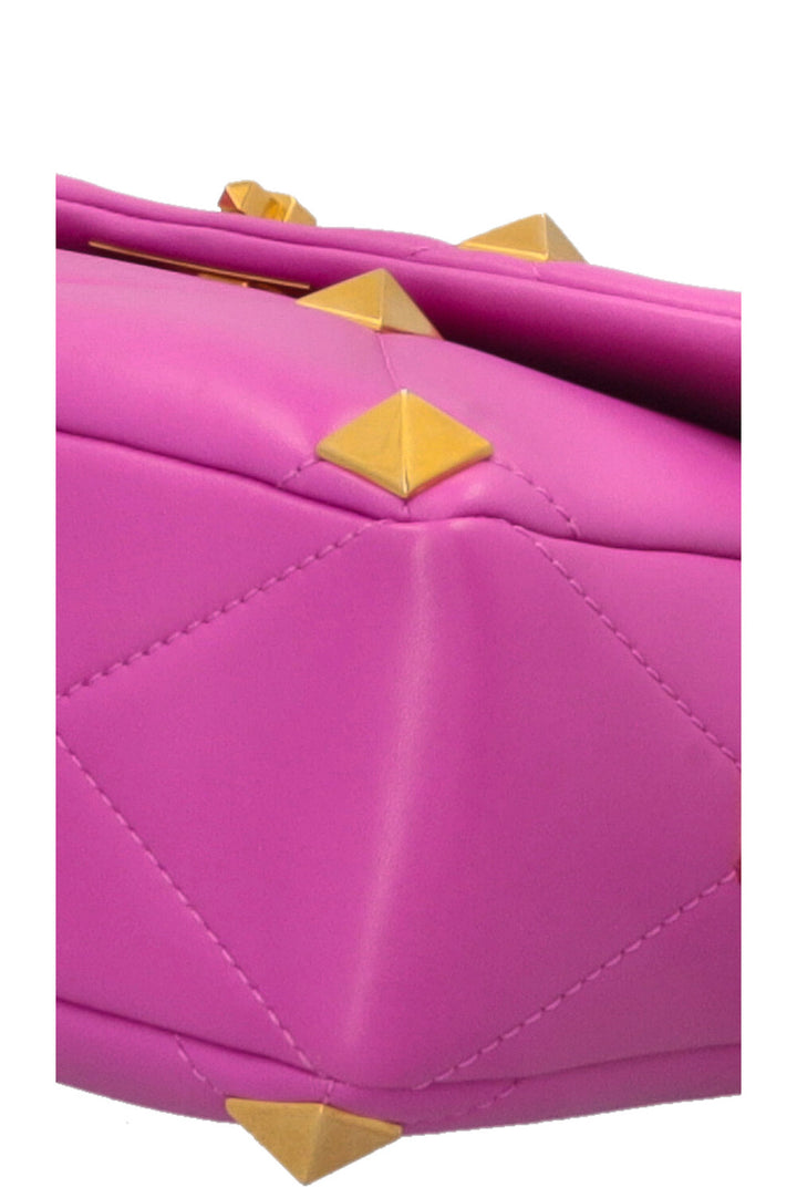 VALENTINO Roman Stud Top Handle Bag Pink