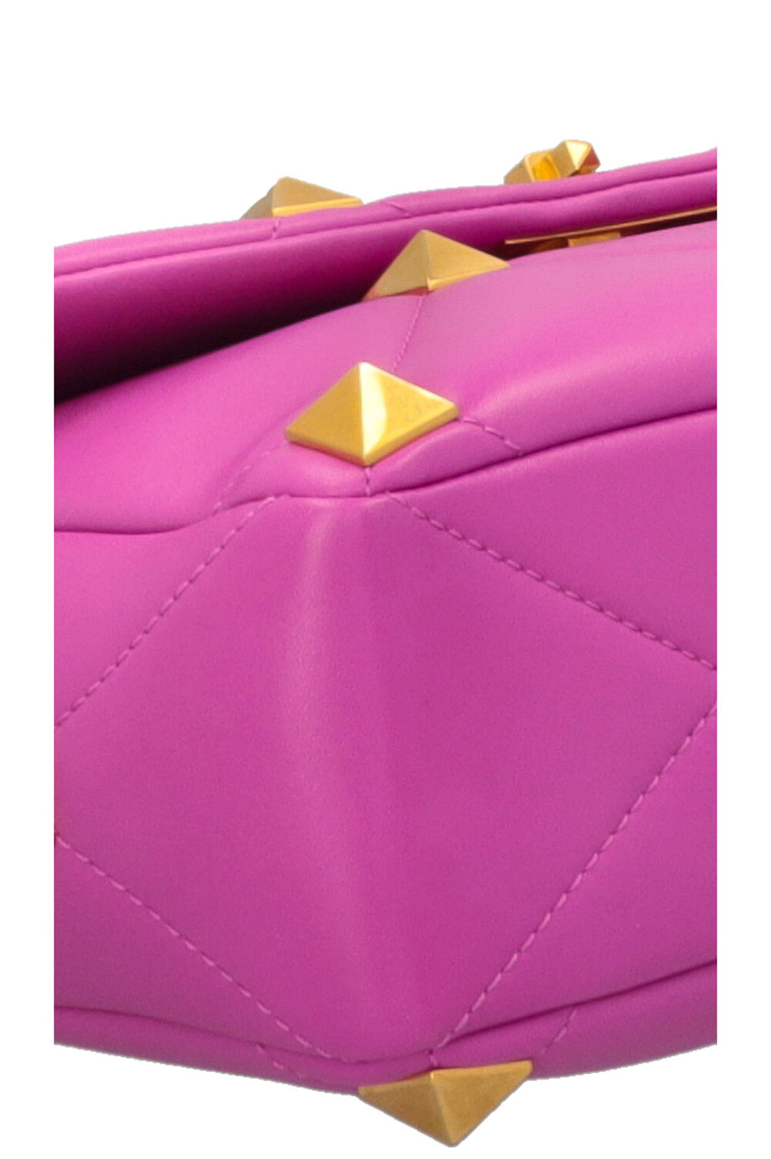 VALENTINO Roman Stud Top Handle Bag Pink