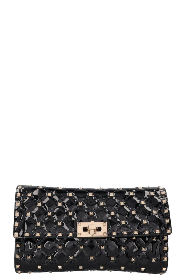 VALENTINO Spike WOC Patent Black