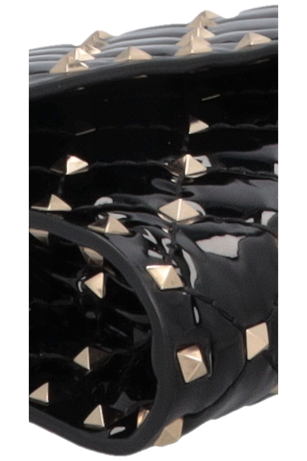 VALENTINO Spike WOC Patent Black