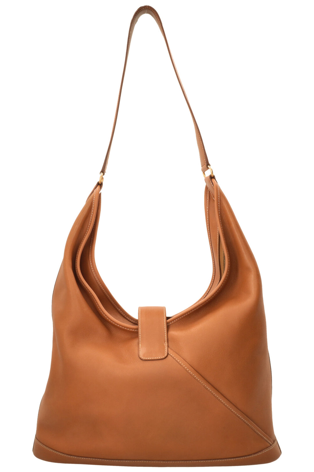 HERMÈS Duska Hobo Bag Gulliver Gold