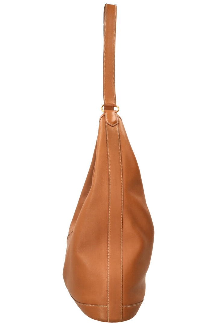 HERMÈS Duska Hobo Bag Gulliver Gold
