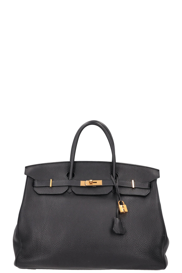 HERMÈS Birkin 40 Retourne Togo Bleu Nuit