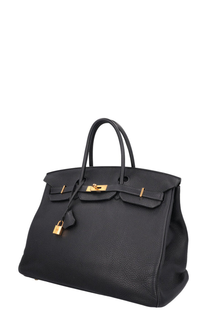 HERMÈS Birkin 40 Retourne Togo Bleu Nuit