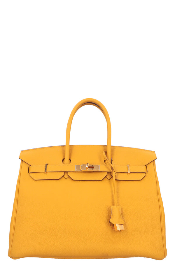 HERMÈS Birkin 35 Epsom Jaune Ambre