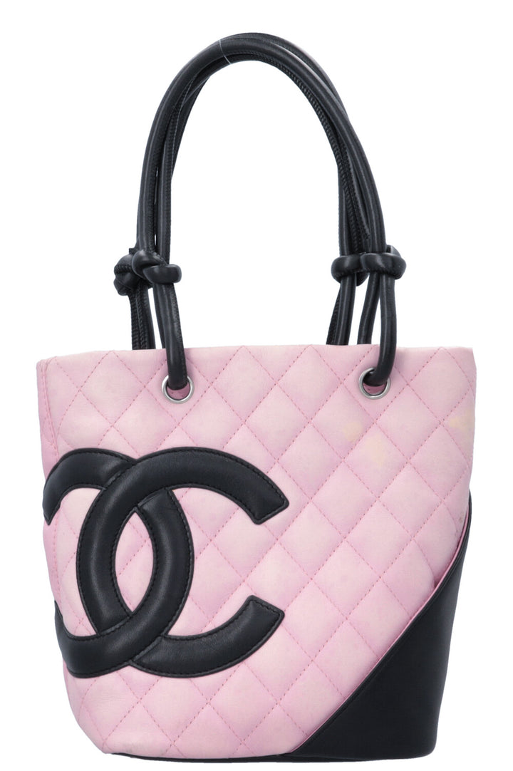CHANEL Rue Cambon Mini Tote Pink