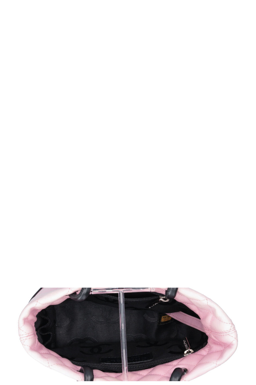 CHANEL Rue Cambon Mini Tote Pink