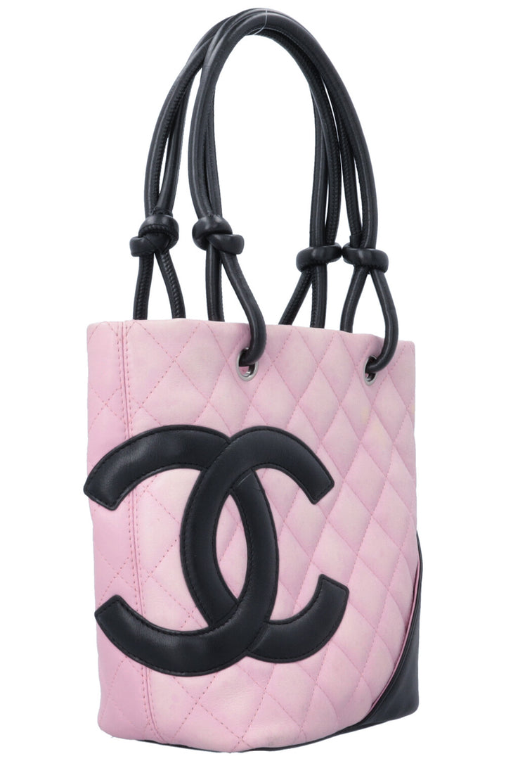 CHANEL Rue Cambon Mini Tote Pink