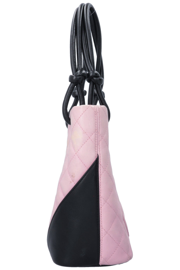 CHANEL Rue Cambon Mini Tote Pink