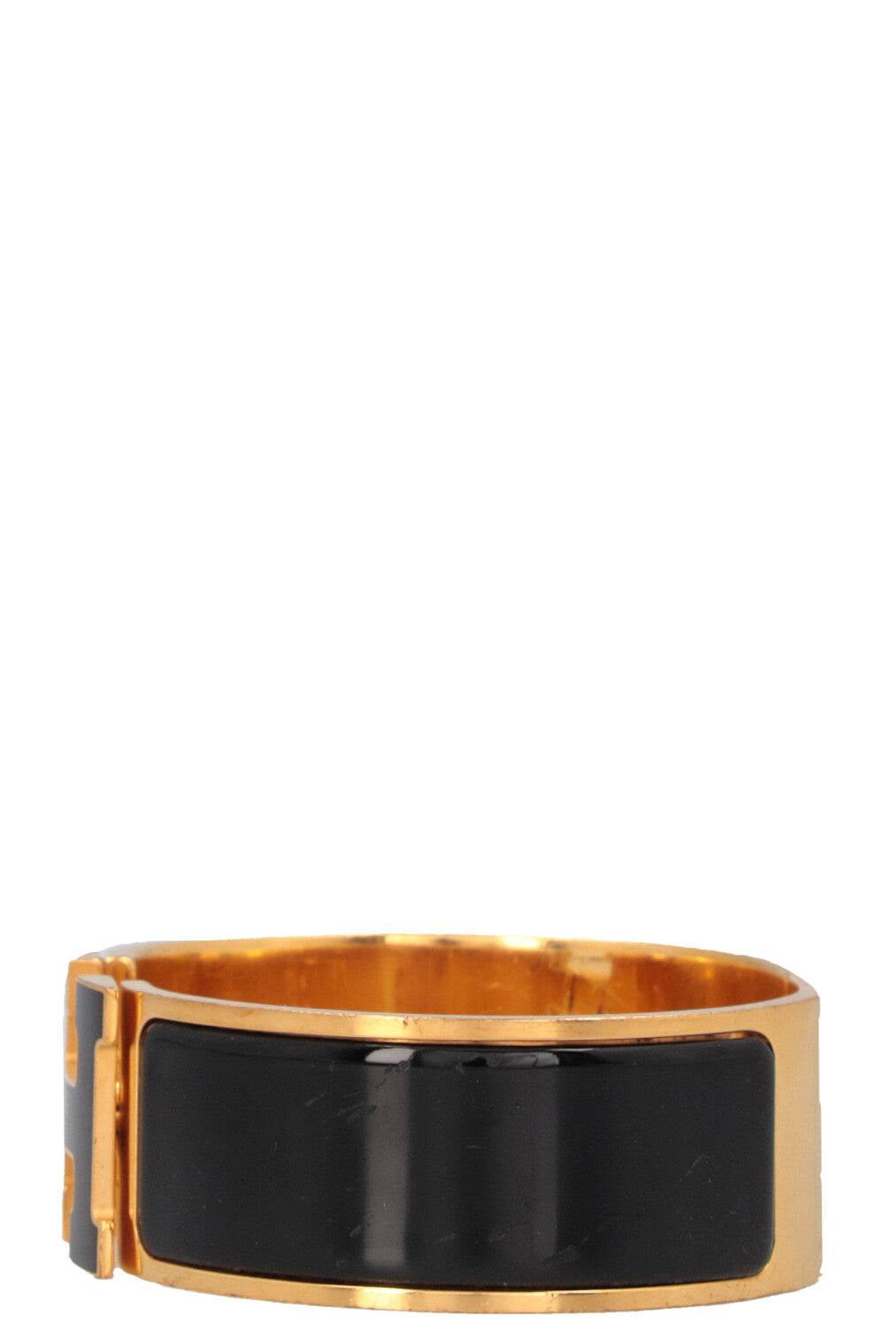 HERMÈS Clic H Bracelet Black Gold