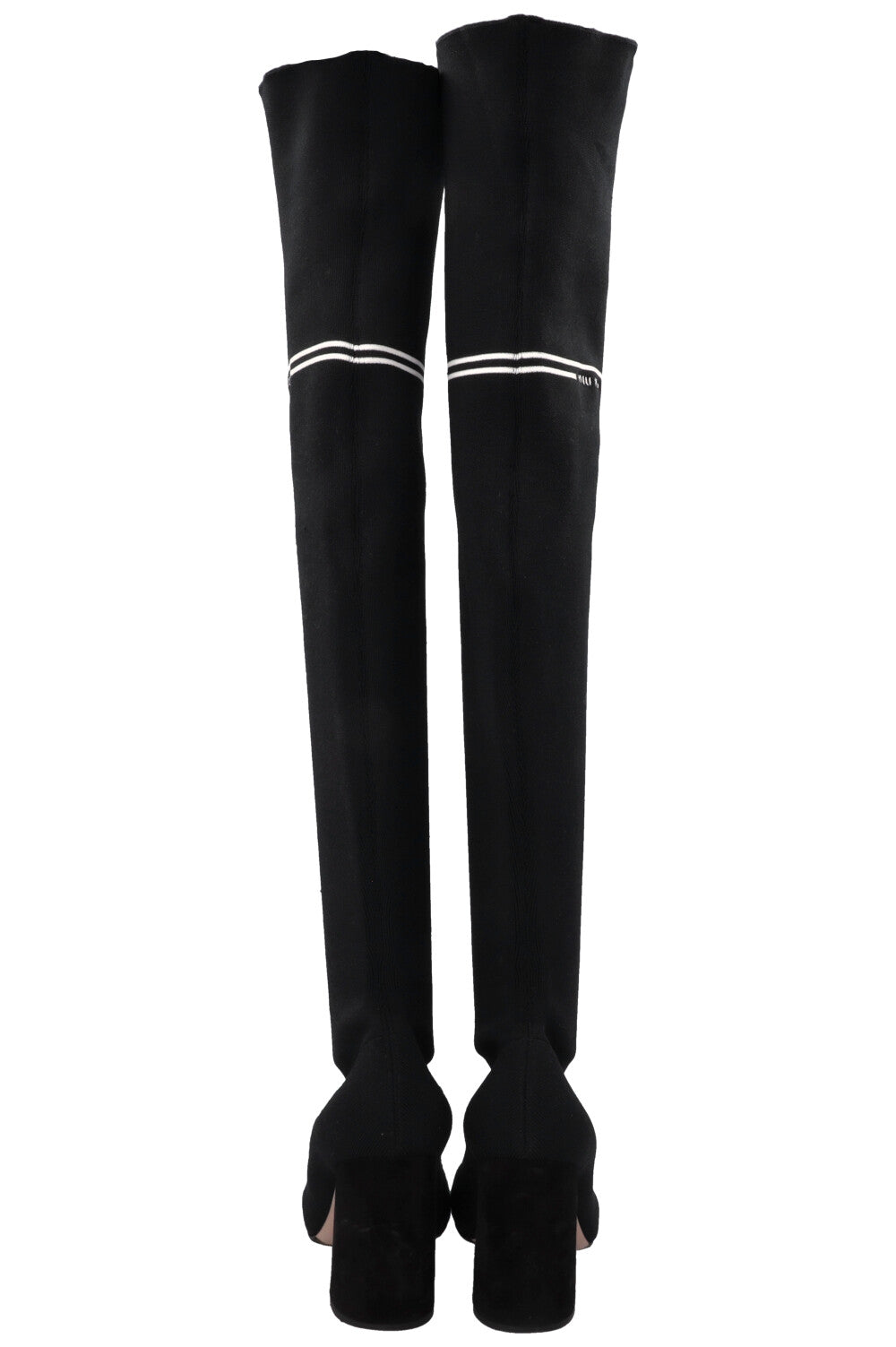 MIU MIU Overknee Boots Black
