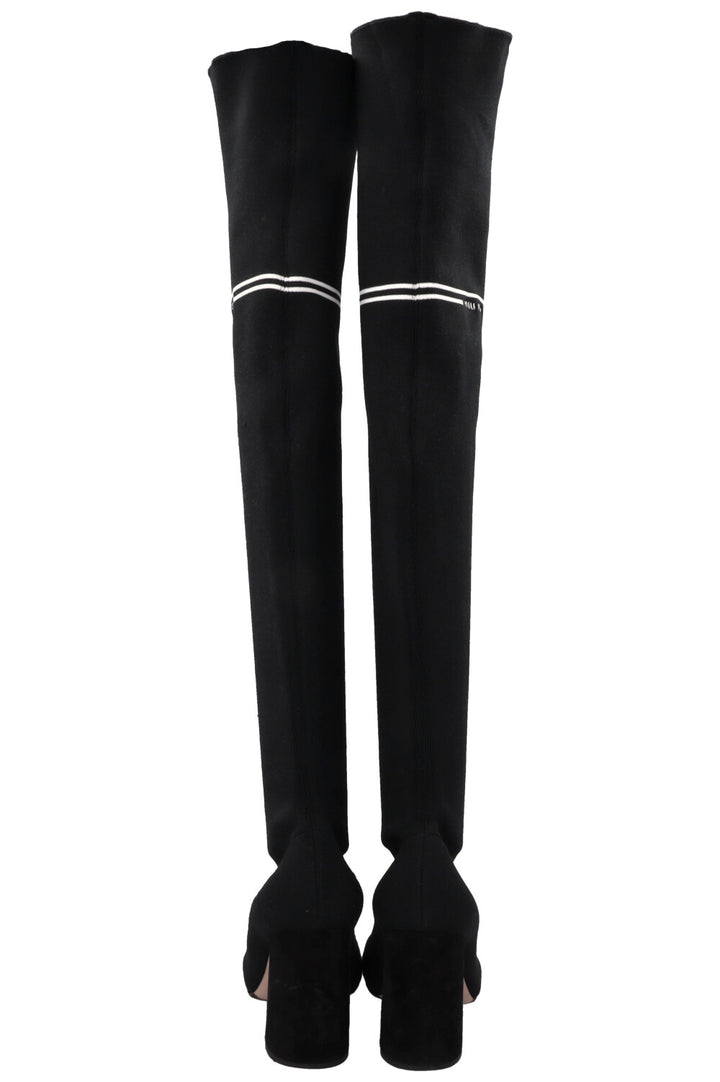 MIU MIU Overknee Boots Black