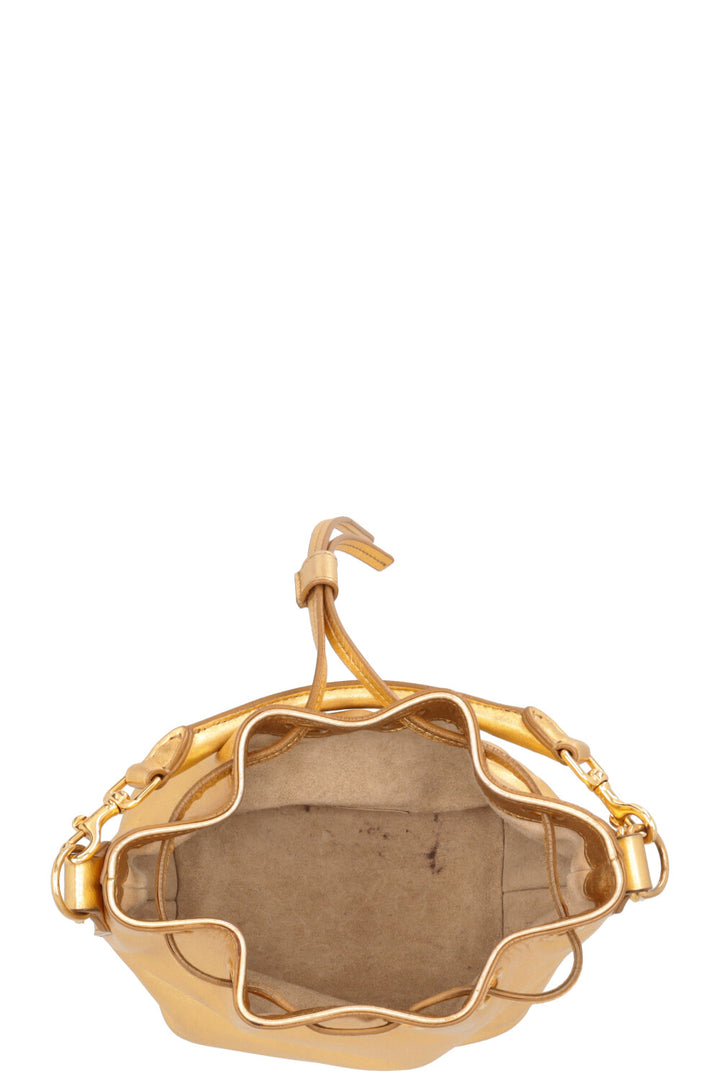 SAINT LAURENT Bucket Bag Gold