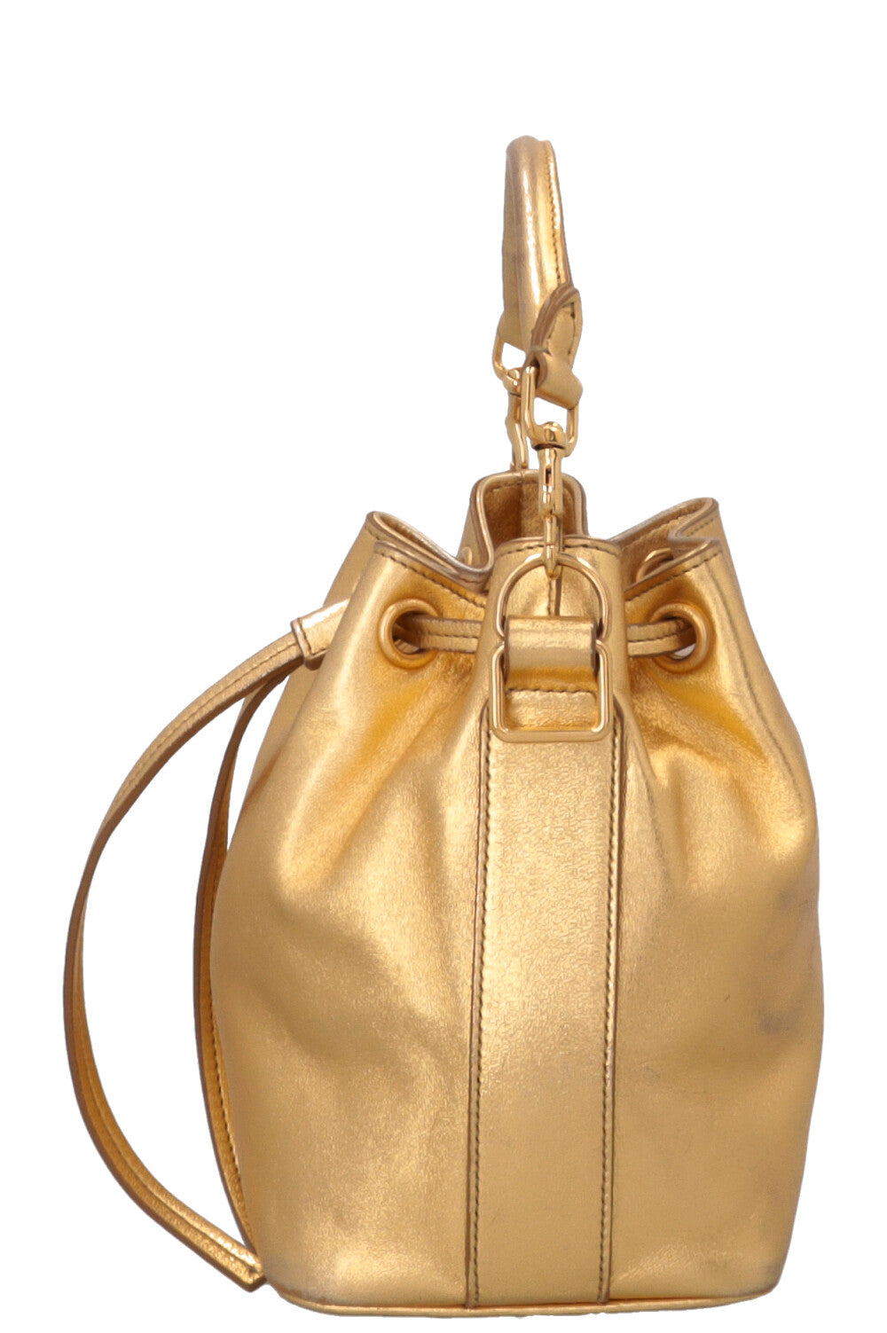 SAINT LAURENT Bucket Bag Gold