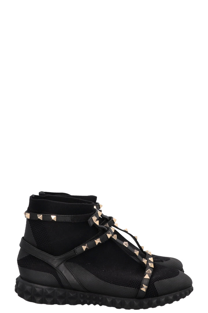 VALENTINO Rockstud Sock Sneakers Black