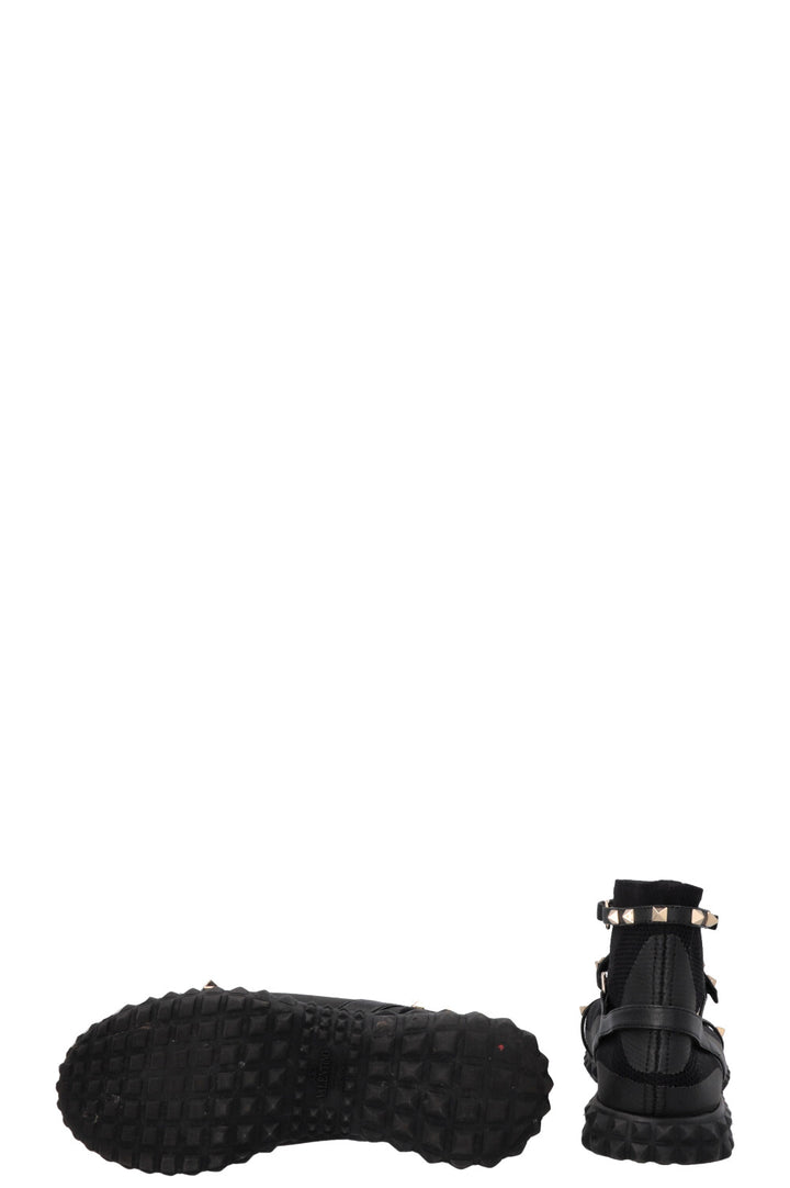 VALENTINO Rockstud Sock Sneakers Black