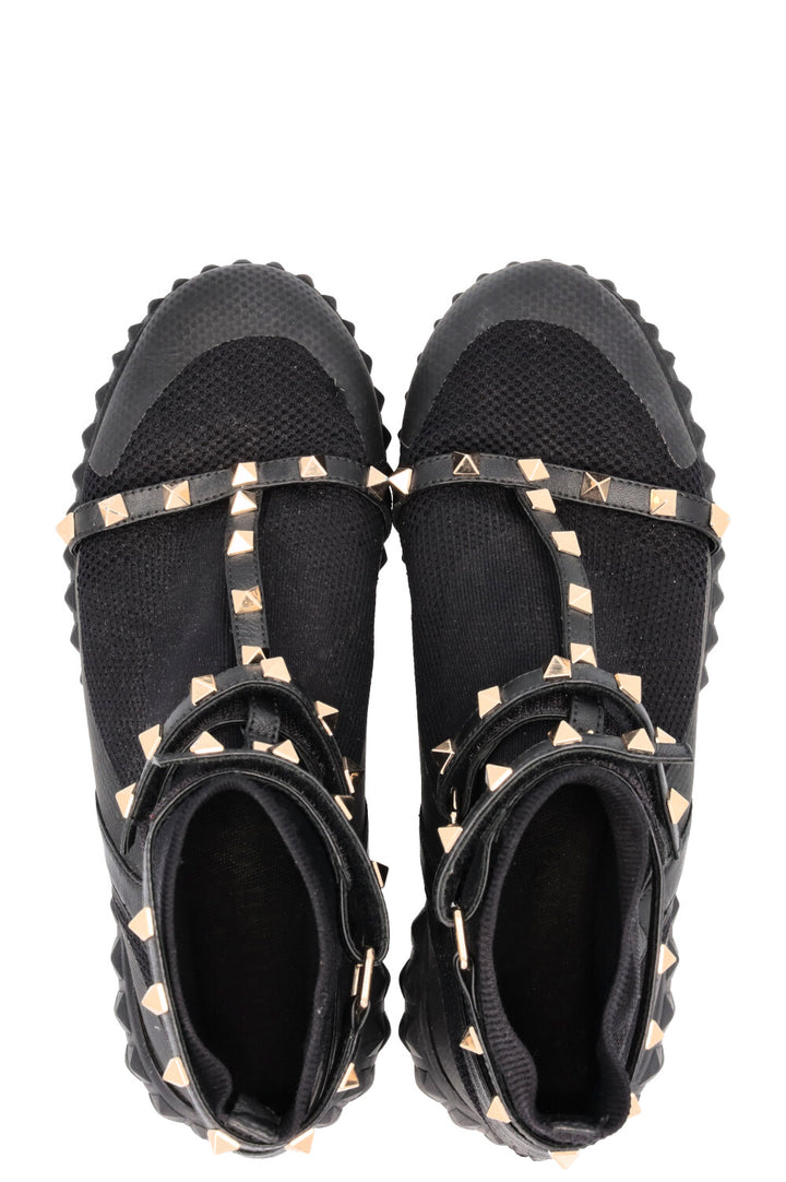 VALENTINO Rockstud Sock Sneakers Black
