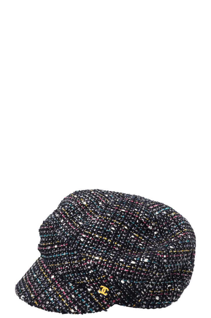 CHANEL CC Tweed Bleu