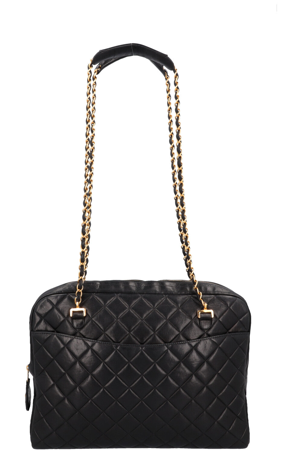 CHANEL Large Quilted Bag Black