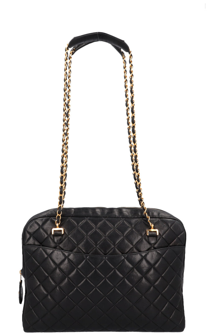 CHANEL Large Quilted Bag Black