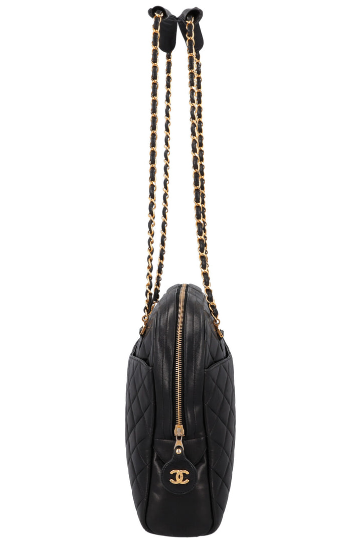 CHANEL Large Quilted Bag Black