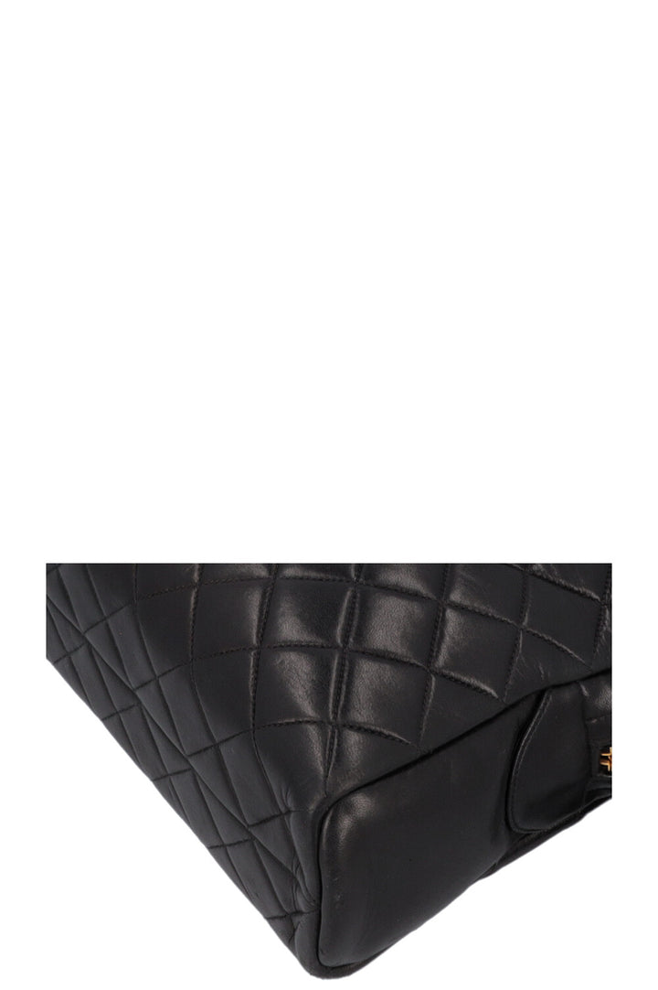 CHANEL Large Quilted Bag Black