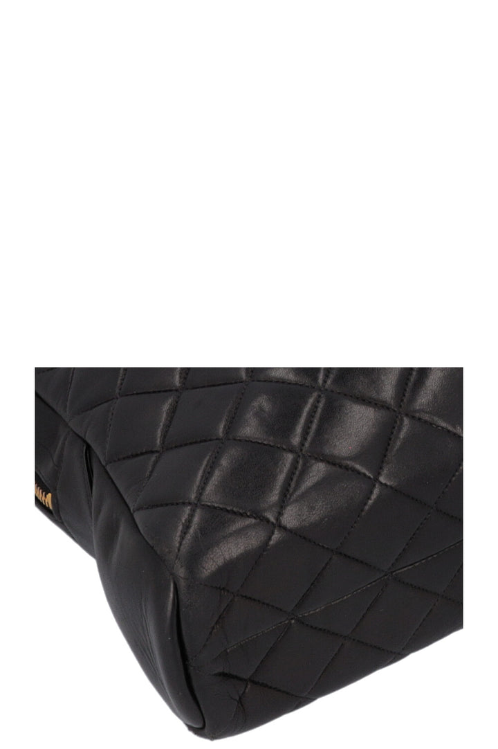 CHANEL Large Quilted Bag Black