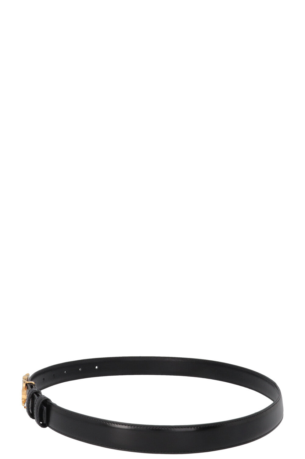 CELINE Triomphe Medium Belt Leather Black