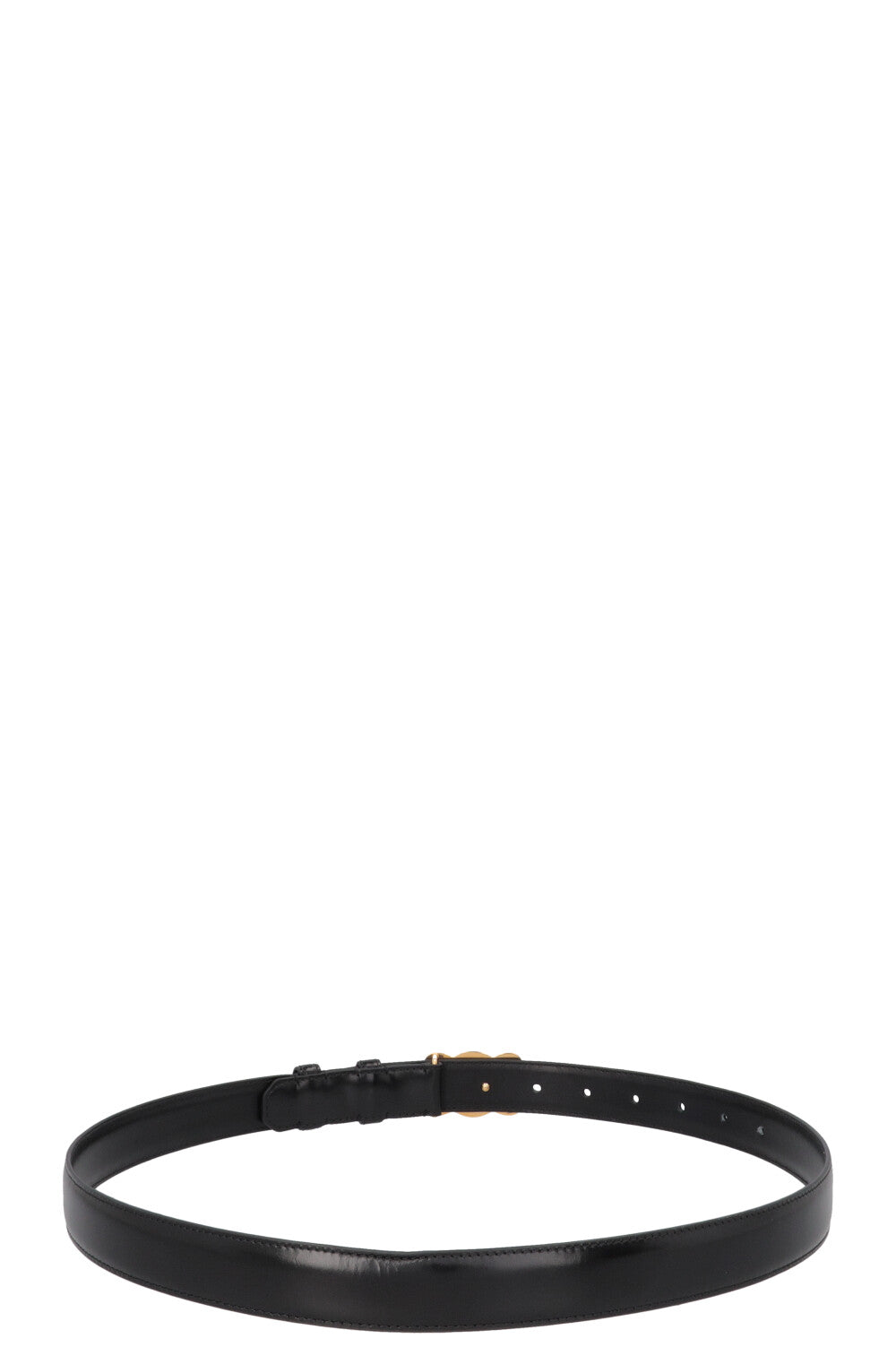 CELINE Triomphe Medium Belt Leather Black