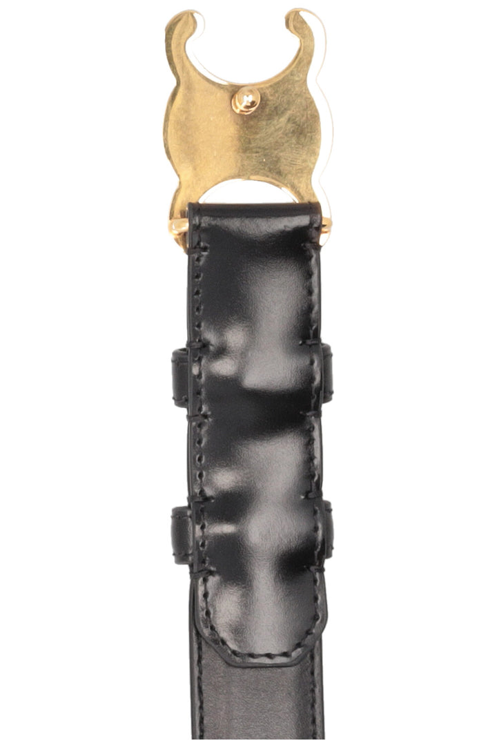 CELINE Triomphe Medium Belt Leather Black