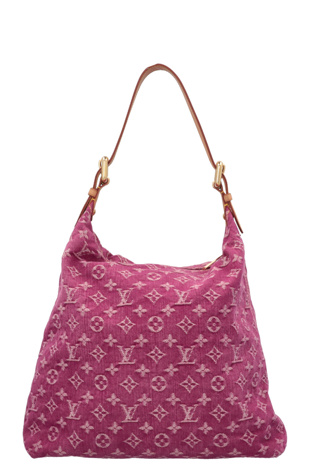 LOUIS VUITTON Baggy GM Bag Fuchsia Monogram Denim