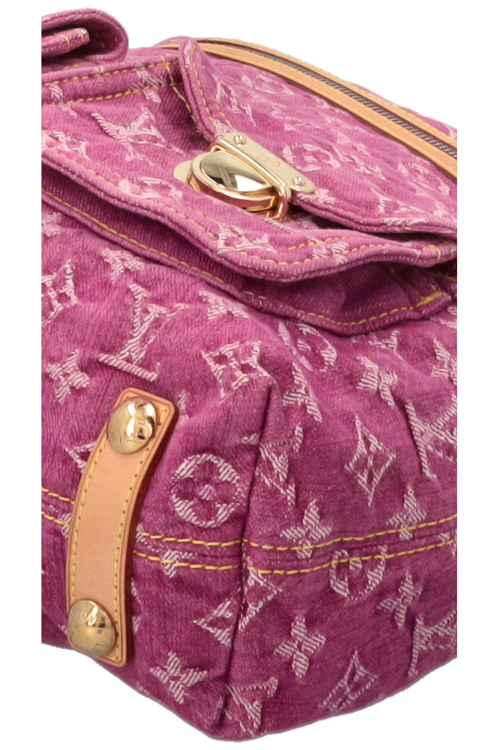LOUIS VUITTON Baggy GM Bag Fuchsia Monogram Denim