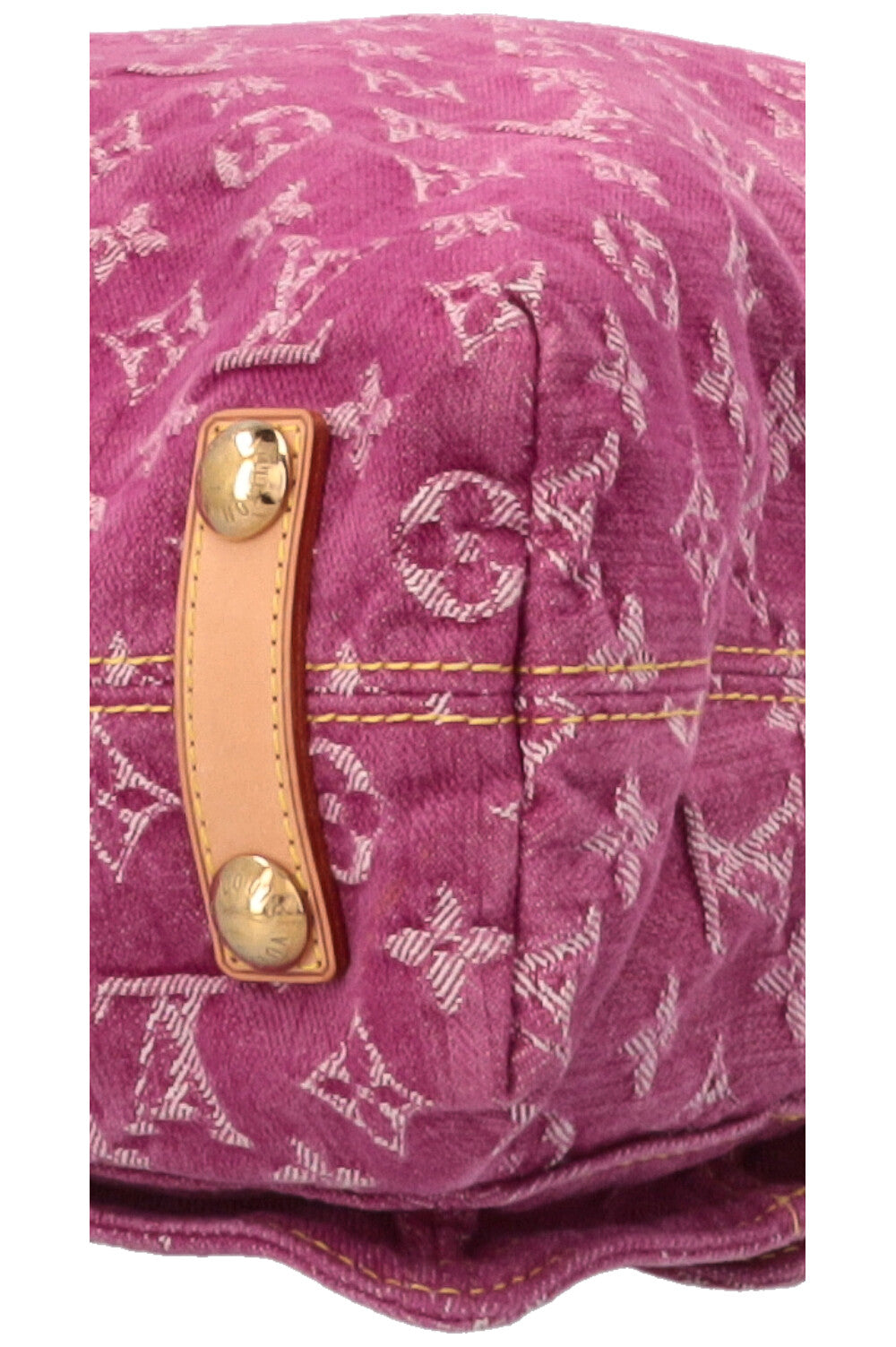 LOUIS VUITTON Baggy GM Bag Fuchsia Monogram Denim