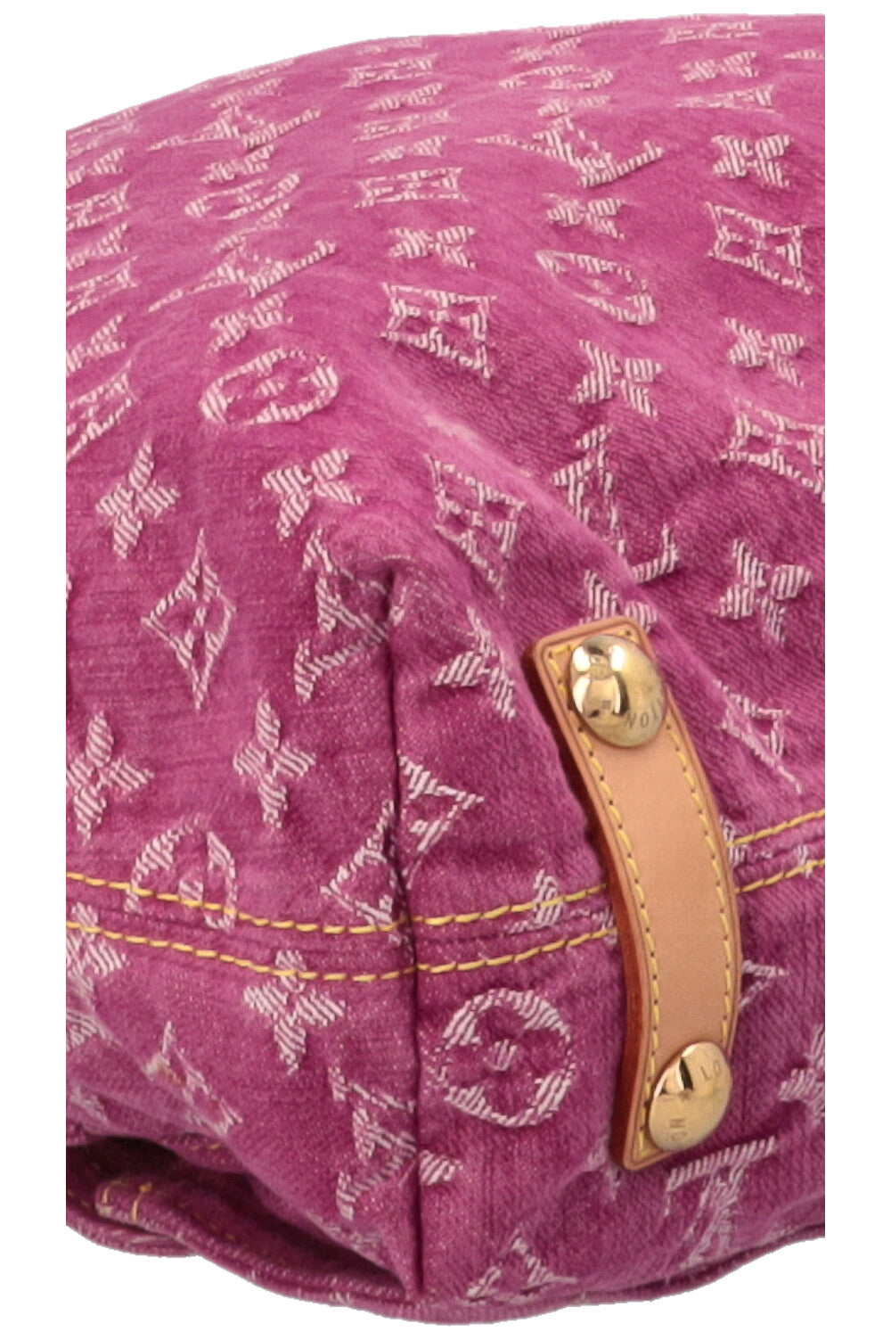 LOUIS VUITTON Baggy GM Bag Fuchsia Monogram Denim