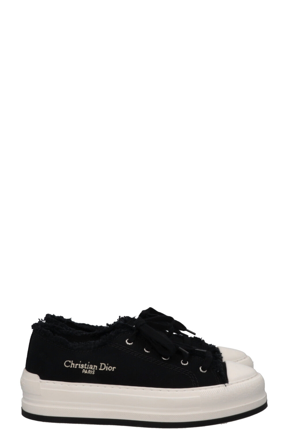 CHRISTIAN DIOR Dioriviera Walk'N'Dior Sneaker Canvas Black