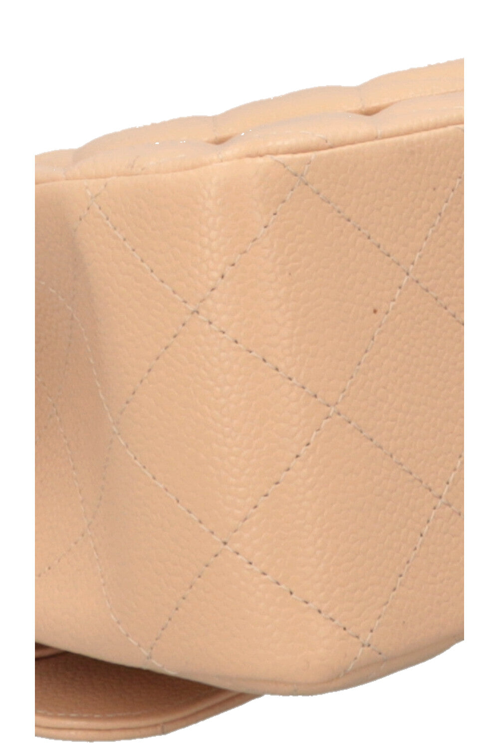 CHANEL Large Double Flap Bag Caviar Beige