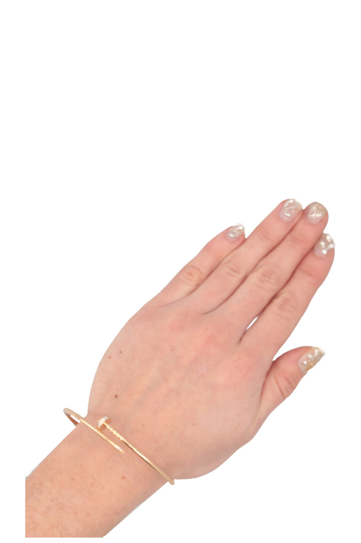 CARTIER Juste Un Clou Bracelet Petit Or Rose 18 Carats Diamants