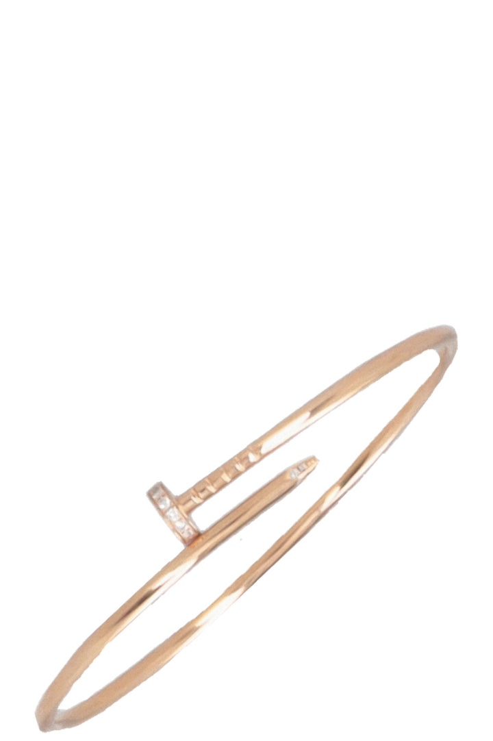 CARTIER Juste Un Clou Bracelet Petit Or Rose 18 Carats Diamants