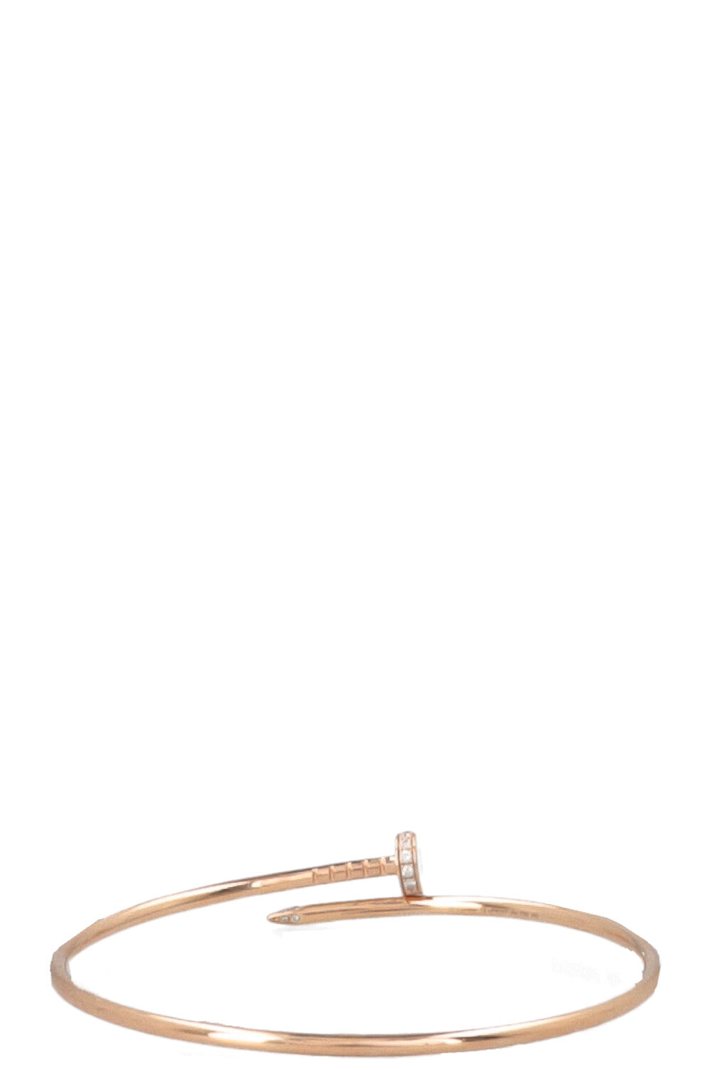 CARTIER Juste Un Clou Bracelet Petit Or Rose 18 Carats Diamants