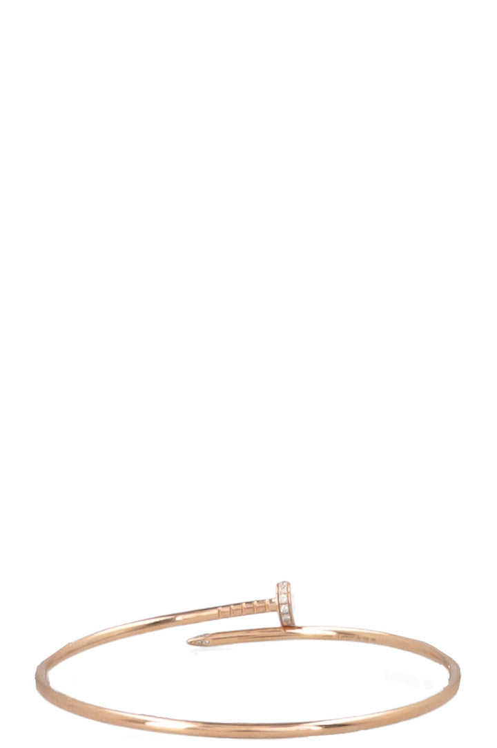 CARTIER Juste Un Clou Bracelet Petit Or Rose 18 Carats Diamants