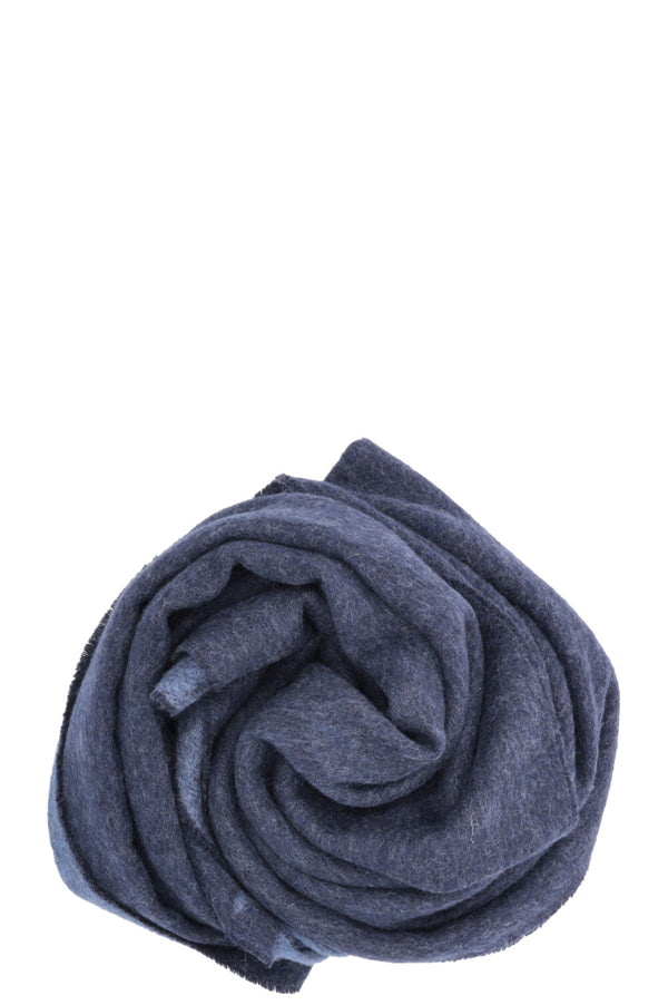LOUIS VUITTON Reversible Scarf Navy Cashmere