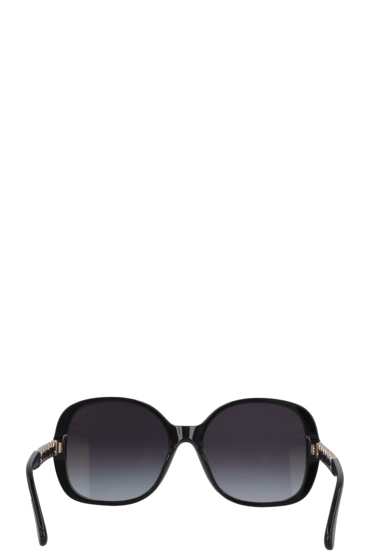 CHANEL 5470-Q Chain Sunglasses Black