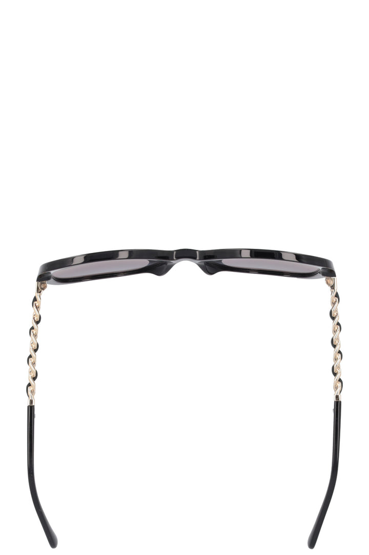 CHANEL 5470-Q Chain Sunglasses Black