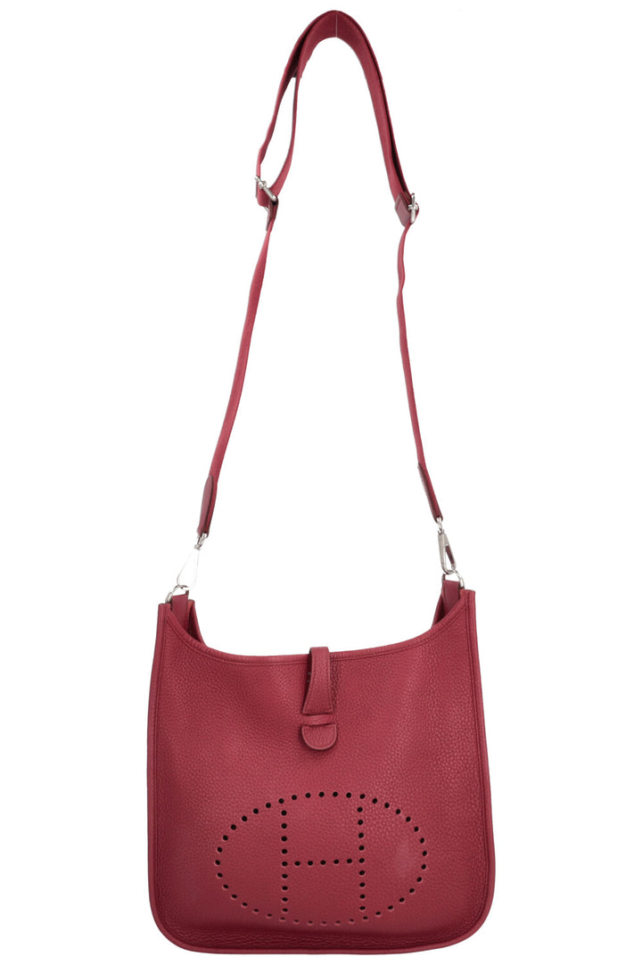 HERMÈS Evelyne 29 III Burgundy Clemence
