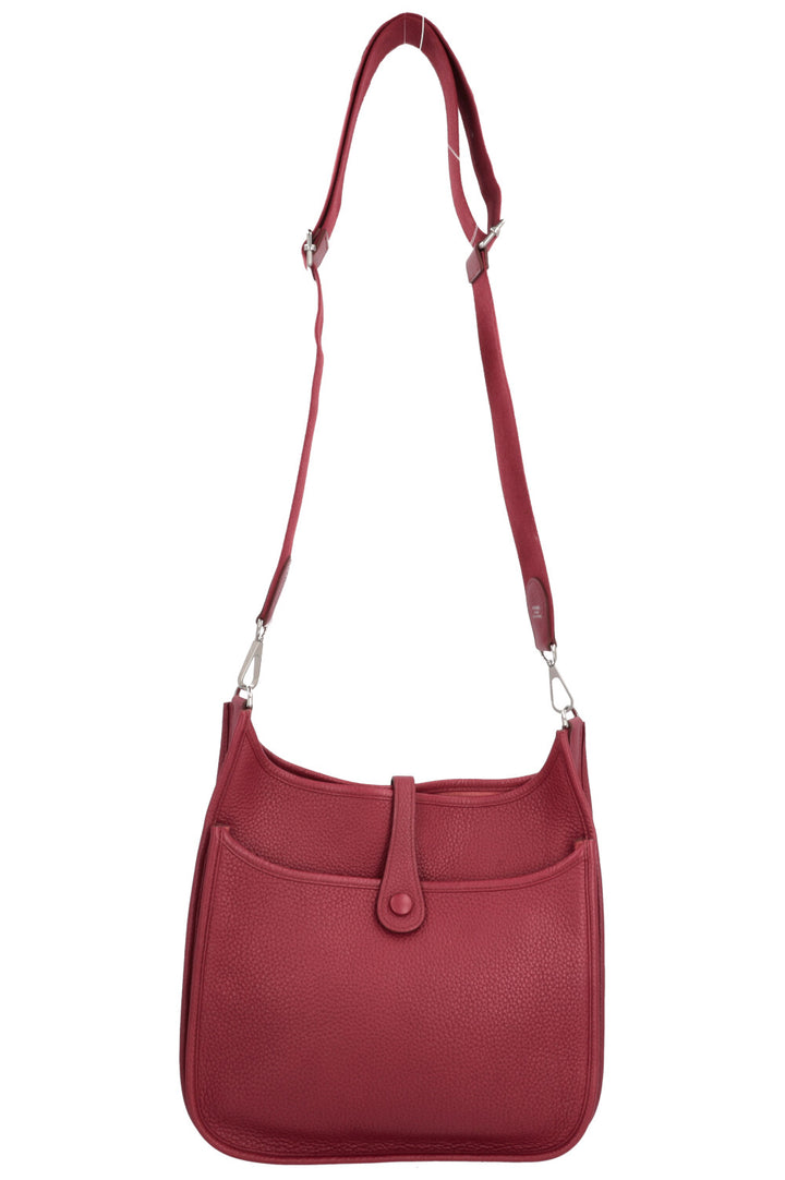 HERMÈS Evelyne 29 III Burgundy Clemence