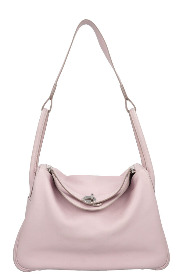 HERMÈS Lindy 26 Glycine Swift Leather Bag