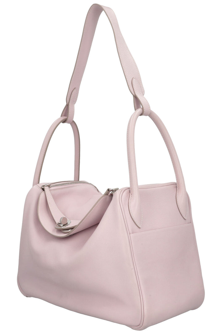 HERMÈS Lindy 26 Glycine Swift Leather Bag