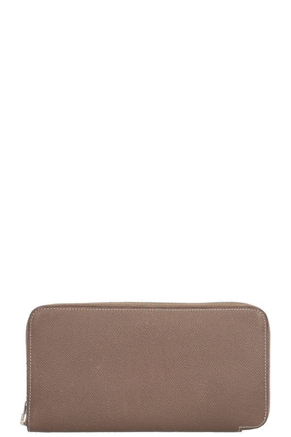 HERMÈS Silk In Long Wallet Etoupe Epsom
