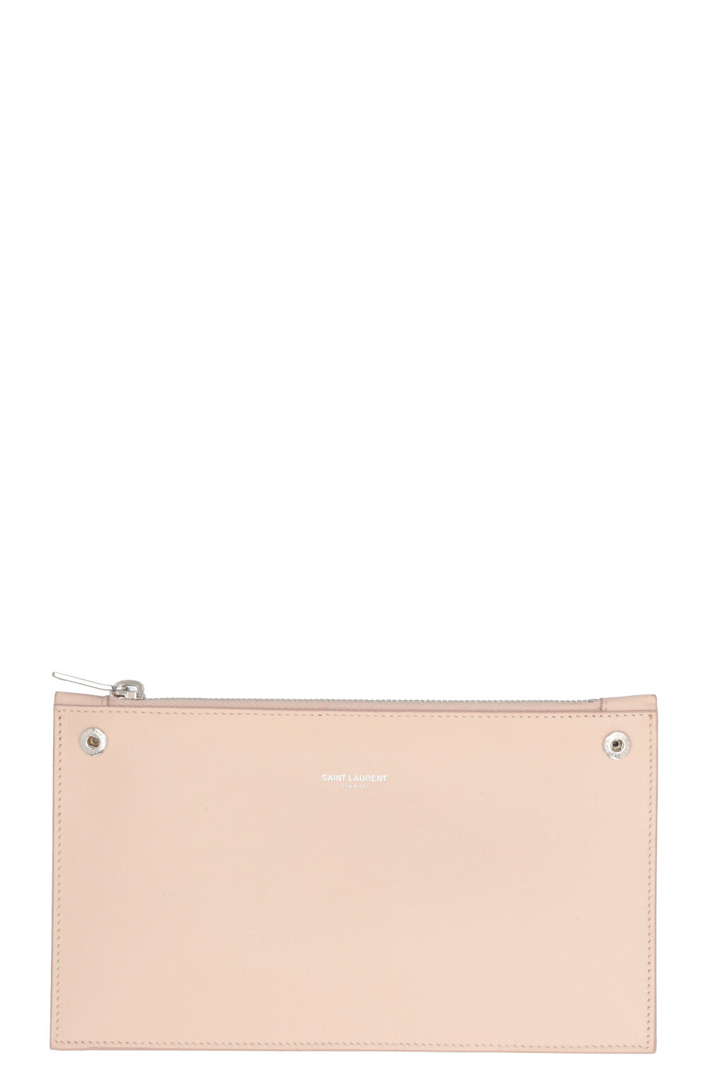 SAINT LAURENT Small Sac de Jour Croco Embossed Nude